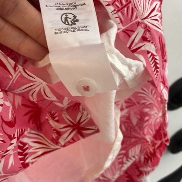 Boden Antonia Cotton Shirt Dress Azalea - Picture 6 of 7